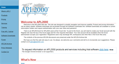 Desktop Screenshot of apl2000.com